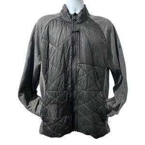 SMARTWOOL Smartloft Jacket  Men’s  XL Black Grey Insulated Merino Wool TINY FLAW